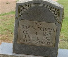 John W "Jack" Cothran John W "Jack" Cothran