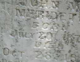 John W Merideth John W Merideth
