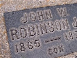 John W. Robinson, JR. John W. Robinson, JR.