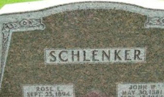 John W. Schlenker John W. Schlenker