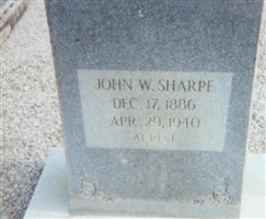 John W Sharpe John W Sharpe