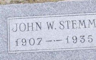 John W Stemm