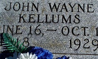 John Wayne Kellums John Wayne Kellums