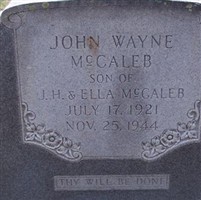 John Wayne McCaleb