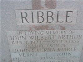 John Wilbert Arthur Ribble
