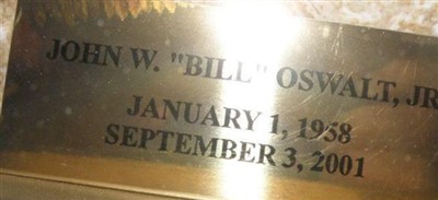 John William "Bill" Oswalt, Jr John William "Bill" Oswalt, Jr