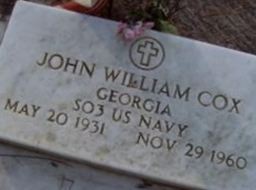 John William Cox John William Cox