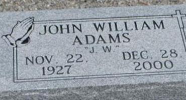 John William "JW" Adams