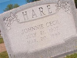 Johnnie Cecil Hare Johnnie Cecil Hare