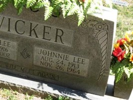 Johnnie Lee Wicker Johnnie Lee Wicker