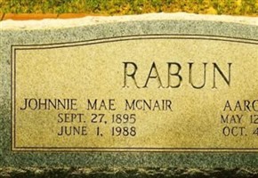 Johnnie Mae McNair Rabun