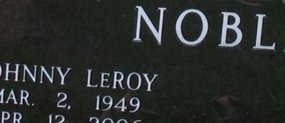 Johnny LeRoy Nobles Johnny LeRoy Nobles