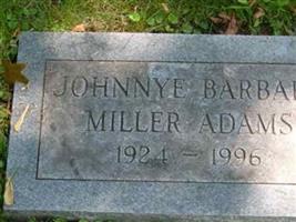 Johnnye Barbara Miller Adams