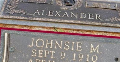 Johnsie M Alexander Johnsie M Alexander