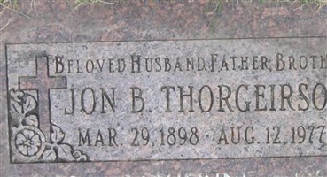 Jon B Thorgeirson Jon B Thorgeirson