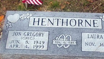 Jon Gregory (Greg) Henthorne Jon Gregory (Greg) Henthorne