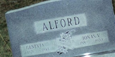 Jonas Vernon 'Jone' Alford Jonas Vernon 'Jone' Alford