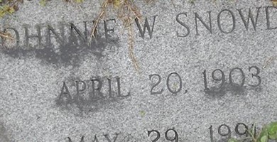 Jonnie W. Snowden Jonnie W. Snowden