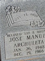 Jose Manuel Archuleta Jose Manuel Archuleta