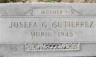 Josefa G. Gutierrez