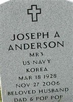 Joseph A Anderson Joseph A Anderson