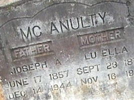 Joseph A McAnulty Joseph A McAnulty