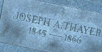 Joseph A. Thayer Joseph A. Thayer