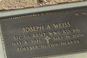 Joseph A Weiss