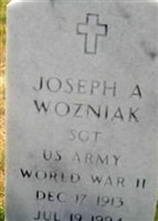 Joseph A Wozniak Joseph A Wozniak