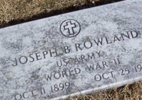 Joseph B Rowland Joseph B Rowland