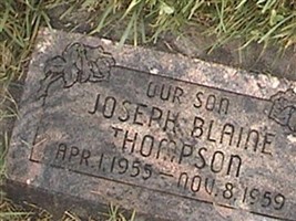 Joseph Blaine Thompson Joseph Blaine Thompson
