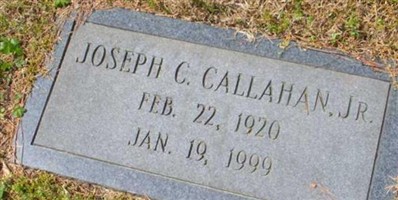 Joseph C. Callahan, Jr Joseph C. Callahan, Jr