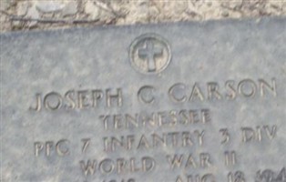 Joseph C. Carson Joseph C. Carson