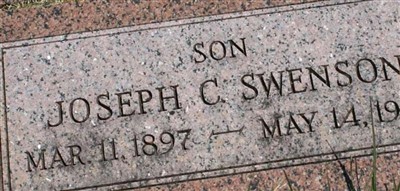 Joseph C Swenson Joseph C Swenson