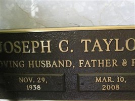 Joseph C. Taylor Joseph C. Taylor