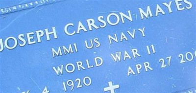 Joseph Carson Mayes