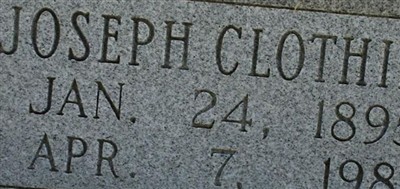 Joseph Clothier Burch Joseph Clothier Burch