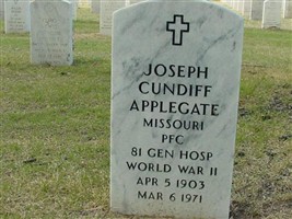 Joseph Cundiff Applegate Joseph Cundiff Applegate