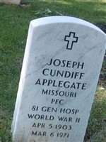 Joseph Cundiff Applegate Joseph Cundiff Applegate