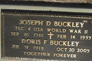 Joseph D Buckley
