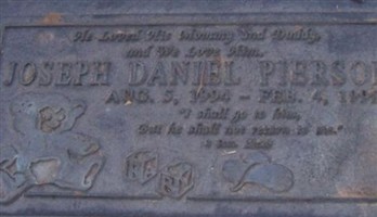 Joseph Daniel Pierson Joseph Daniel Pierson
