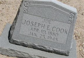 Joseph E. "Joe" Cook Joseph E. "Joe" Cook