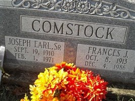 Joseph Earl Comstock Sr Joseph Earl Comstock Sr
