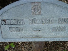 Joseph Edward Sims Joseph Edward Sims