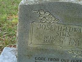 Joseph Edward Sims Joseph Edward Sims