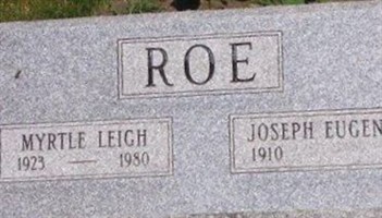 Joseph Eugene Roe Joseph Eugene Roe