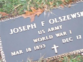 Joseph F Olszewski Joseph F Olszewski