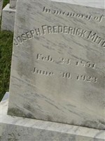 Joseph Frederick Mitchell Joseph Frederick Mitchell