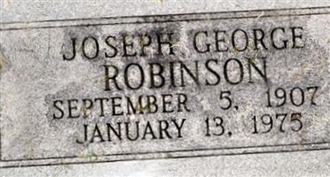 Joseph George Robinson Joseph George Robinson