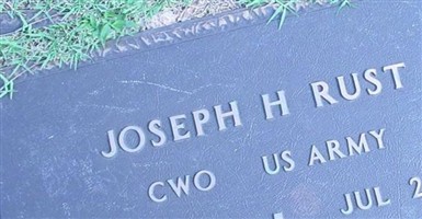 Joseph H Rust Joseph H Rust